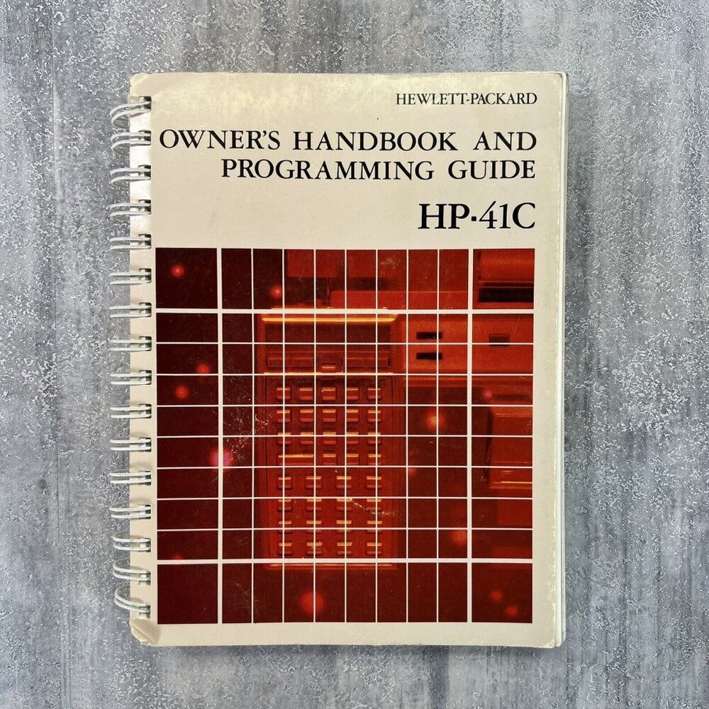 HP-41C Owner's Handbook Programming Guide Hewlett Packard Rev C Mar 1980